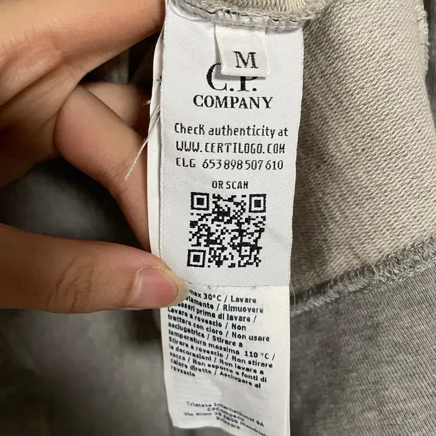 [BUNJANG] C.P. Company Gray Sweatshirt M / C.P. 컴퍼니 맨투맨 그레이 M
