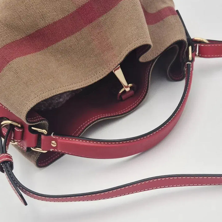 [BUNJANG] Burberry House Check Canvas Bucket Bag / [중고명품셀렉트]버버리 하우스 체크 캔버스 버킷백