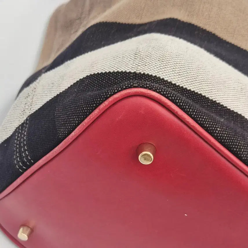 [BUNJANG] Burberry House Check Canvas Bucket Bag / [중고명품셀렉트]버버리 하우스 체크 캔버스 버킷백