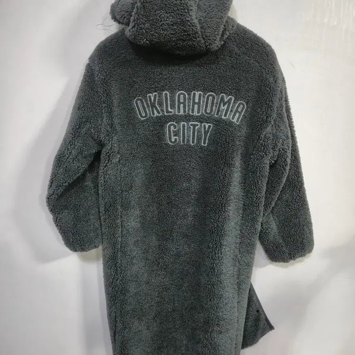 [SOLD OUT] nbl 후리스 롱 후드 코트 그레이