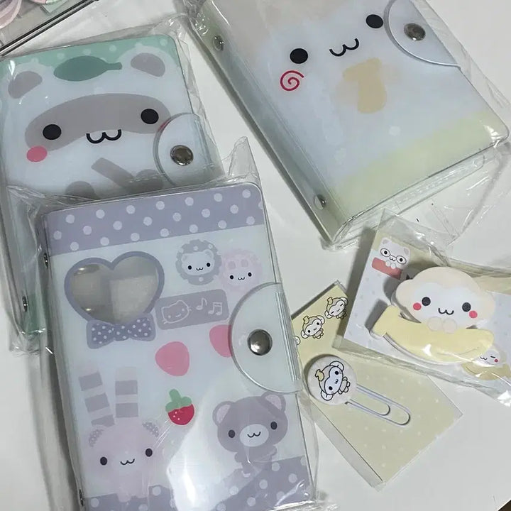 [BUNJANG] Hinakuu Binder & Accessories Set / 히나쿠우 a7바인더 6공 아크릴 집게 클립 다꾸 다이어리