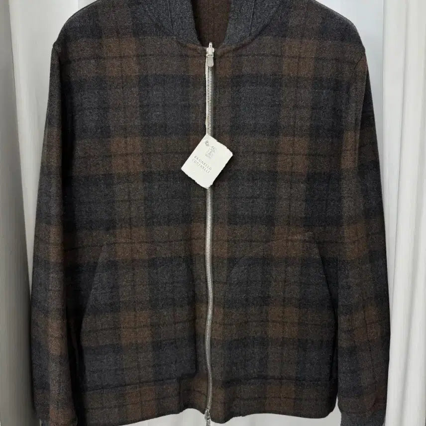 [BUNJANG] Brunello Cucinelli Cashmere Reversible Jacket (Size 50) / 새상품 브루넬로 쿠치넬리 캐시미어 양면 리버시블 자켓