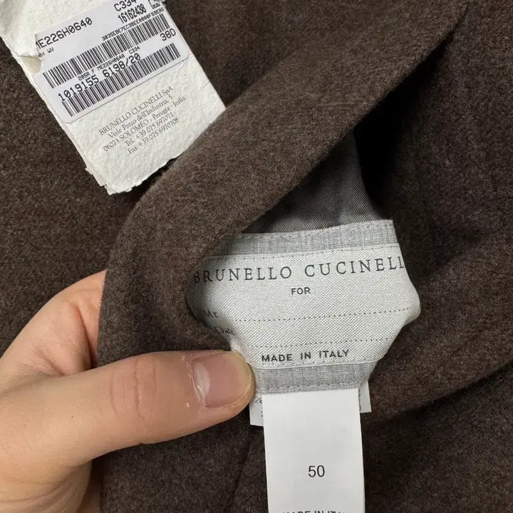 [BUNJANG] Brunello Cucinelli Cashmere Reversible Jacket (Size 50) / 새상품 브루넬로 쿠치넬리 캐시미어 양면 리버시블 자켓