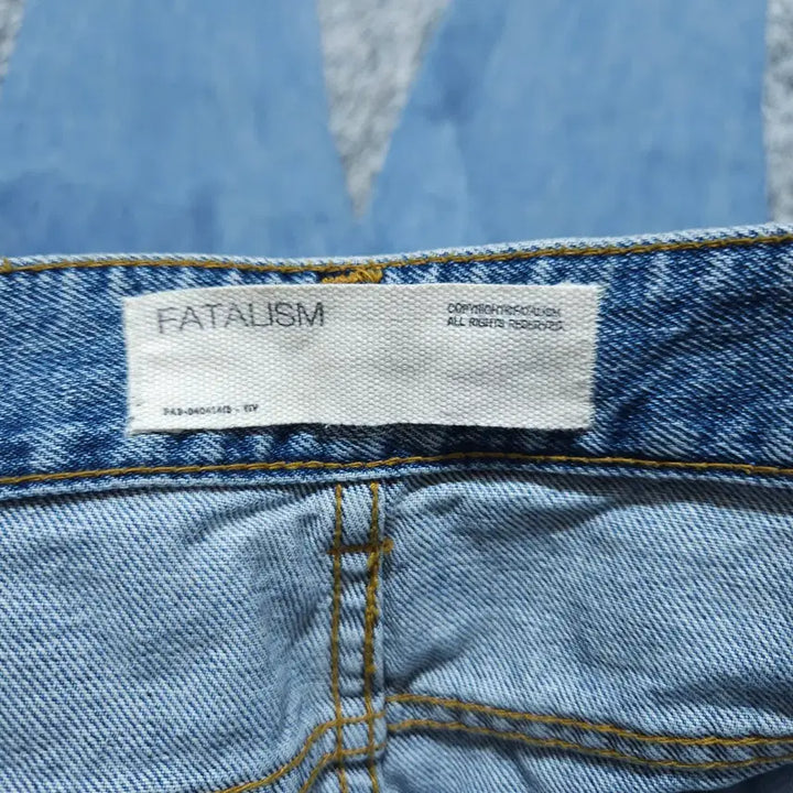 [BUNJANG] Fatalism Men's Straight-Fit Light Wash Jeans / 페이탈리즘) 30(46) 남자 일자청바지 연청바지 / 왕눈이샵