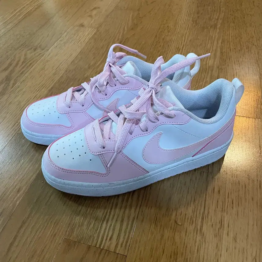 [BUNJANG] Nike Court Borough Low Recraft Pink 240 / 나이키 코트 버로우 로우 리크래프트 핑크 240