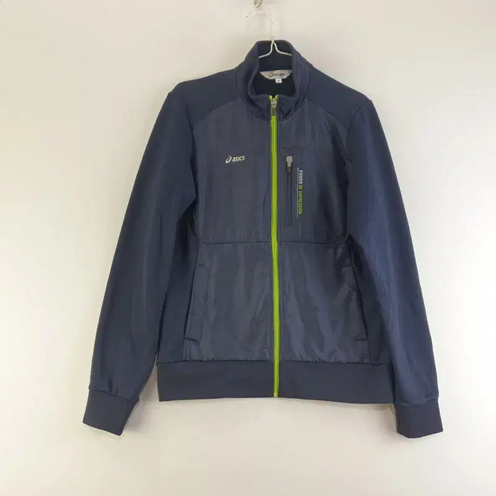 [BUNJANG] ASICS Men's Navy Track Jacket / 아식스 남성100 네이비 트랙 자켓 M0820