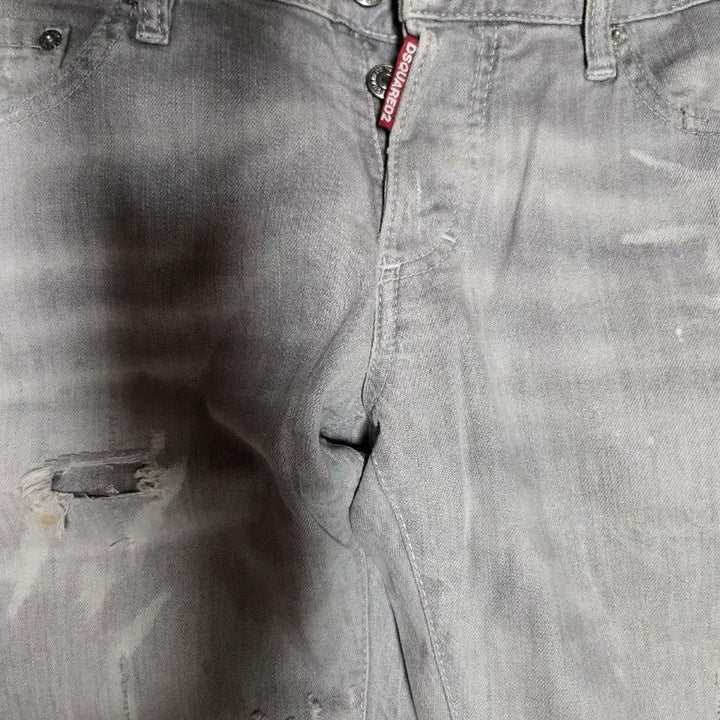 [BUNJANG] Dsquared2 Denim Pants Light Grey Size 48 / 디스퀘어드2 데님 바지 사이즈48 색상 연그레이