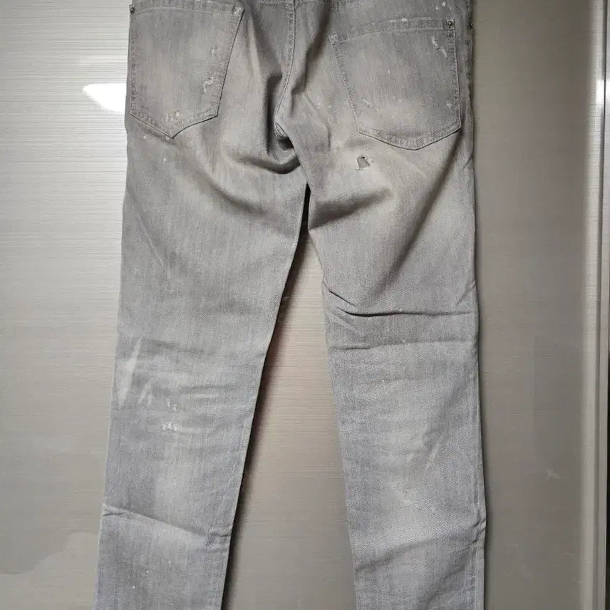 [BUNJANG] Dsquared2 Denim Pants Light Grey Size 48 / 디스퀘어드2 데님 바지 사이즈48 색상 연그레이