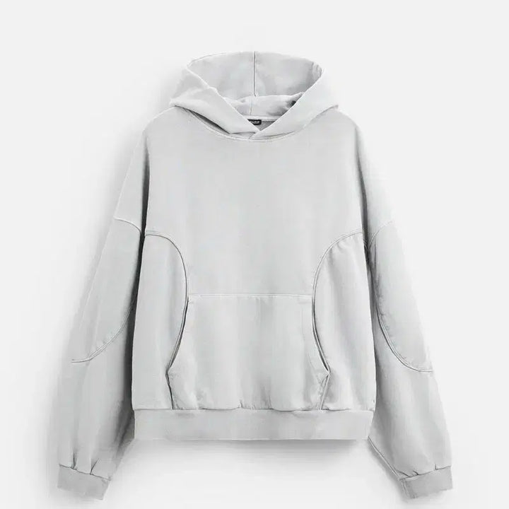 [BUNJANG] ZARA Washed Oversized Cut Hoodie (L) / 자라 워싱 박시핏 절개 후드티 (L)