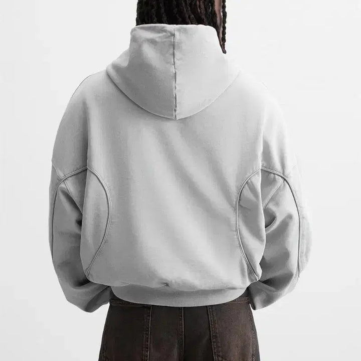 [BUNJANG] ZARA Washed Oversized Cut Hoodie (L) / 자라 워싱 박시핏 절개 후드티 (L)