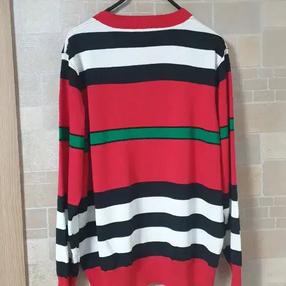 [BUNJANG] Woman Red Check Knit Top / 여성 빨강체크니트(새옷)