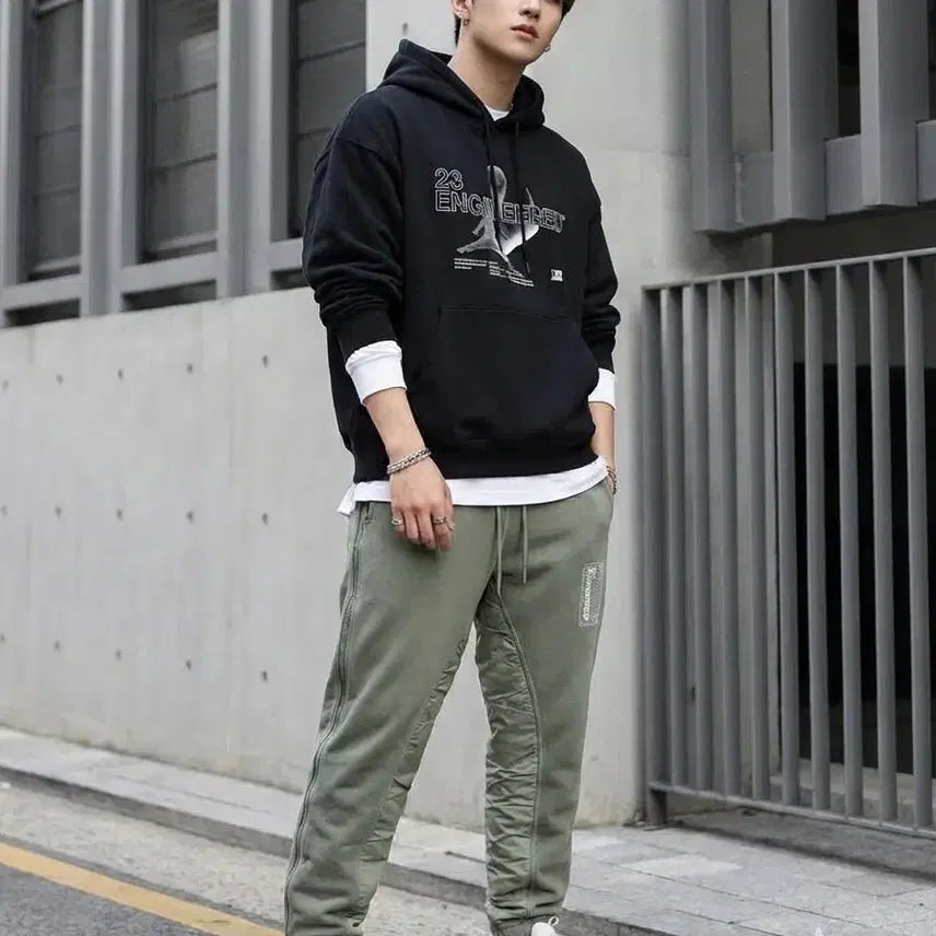 [BUNJANG] Jordan 23 Engineered Jogger Sweatpants - Khaki (Size S) / 조던 23 엔지니어드 조거 스웻팬츠 카키