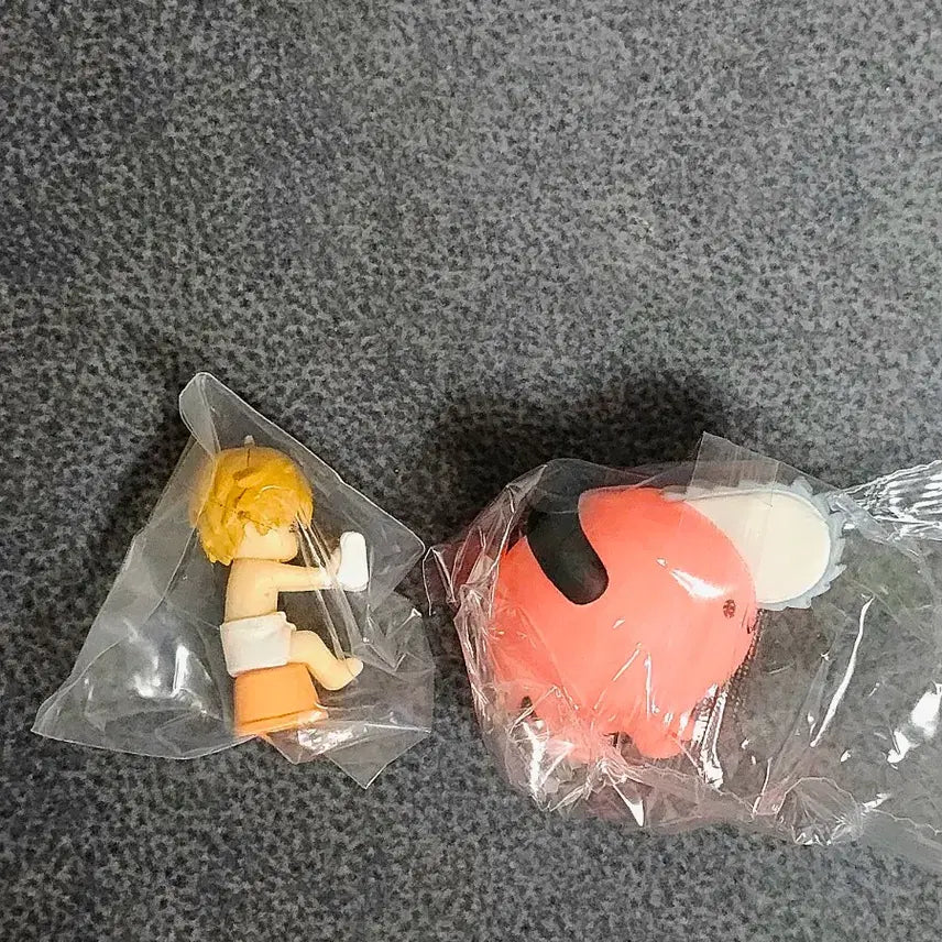 [BUNJANG] Chainsaw Man Denji & Pochita Chavi Chavi Set / 체인소맨 목욕 덴지 포치타 챠비챠비 세트