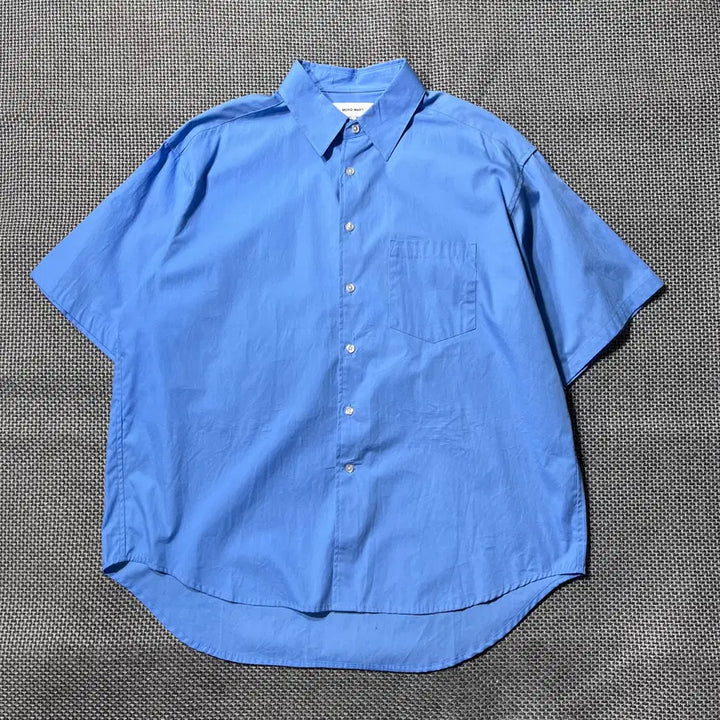 [BUNJANG] MONO-MART Short Sleeve Shirt (M) - Blue / (새상품) MONO-MART 반팔셔츠 (M)