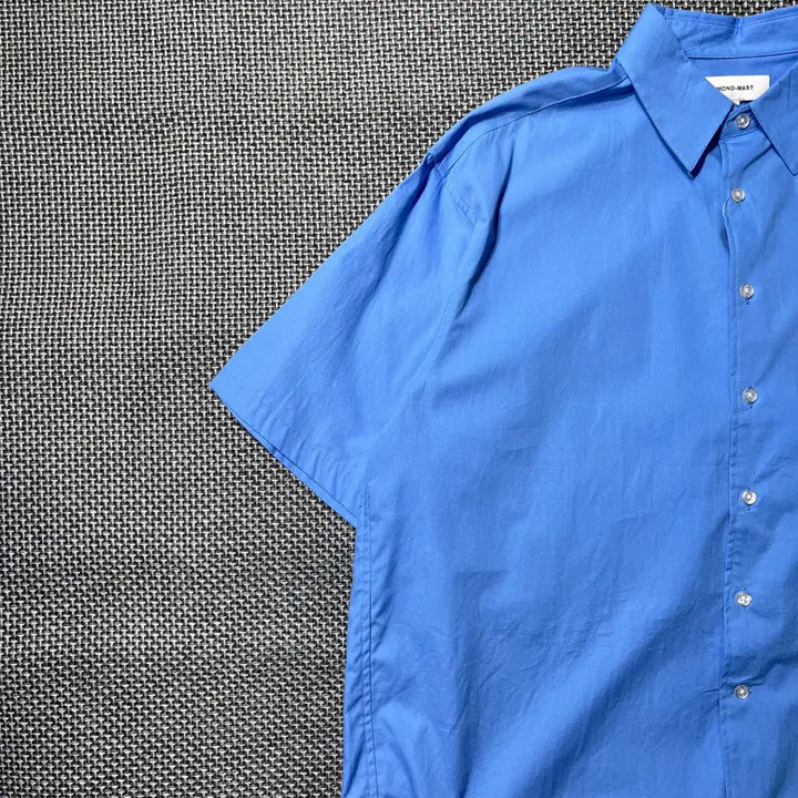[BUNJANG] MONO-MART Short Sleeve Shirt (M) - Blue / (새상품) MONO-MART 반팔셔츠 (M)