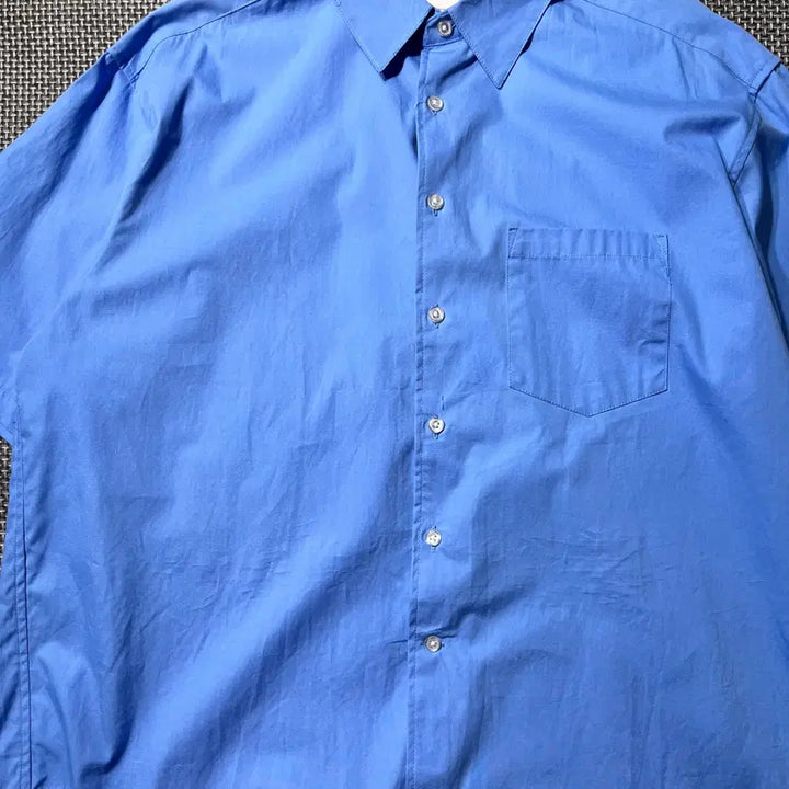 [BUNJANG] MONO-MART Short Sleeve Shirt (M) - Blue / (새상품) MONO-MART 반팔셔츠 (M)