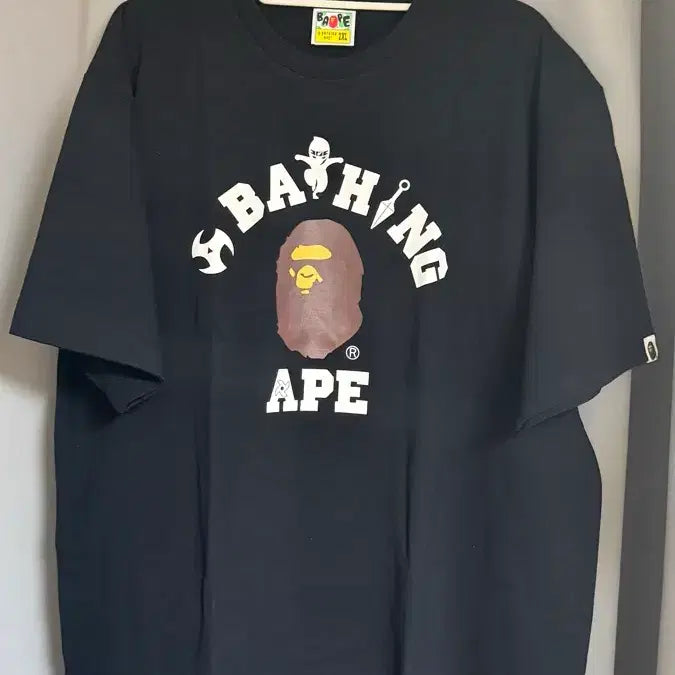 [BUNJANG] BAPE Black T-Shirt 2XL / BAPE 베이프 블랙 반팔 티셔츠 2XL