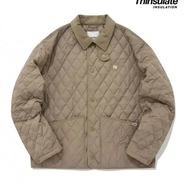 [BUNJANG] EBBETSFIELD Brooklyn Eagles Corduroy Quilted Jacket / 이벳필드 EBBETSFIELD 브루클린 이글스 코듀로이 카라 퀼팅 자켓