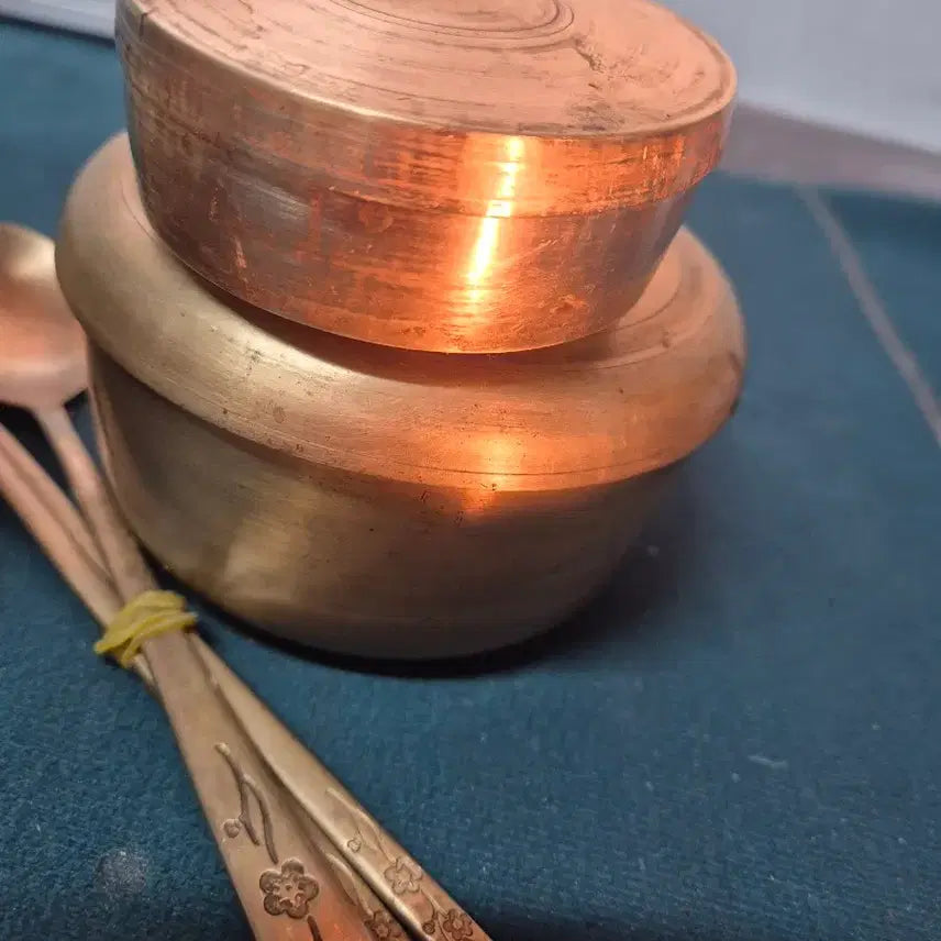 [BUNJANG] Vintage Brassware 10-Piece Set / 옛날놋식기10p