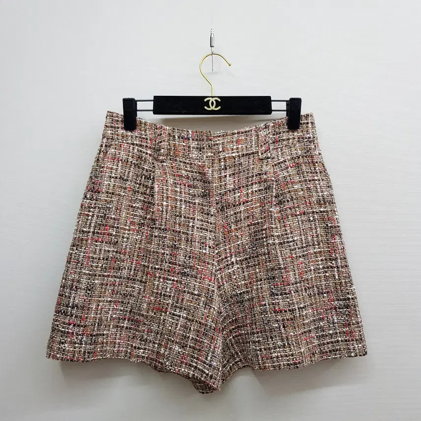 [BUNJANG] TIME Tweed Shorts (2023) - Brown Mix / 한섬 타임 2023 트위드 쇼츠 67-98사이즈