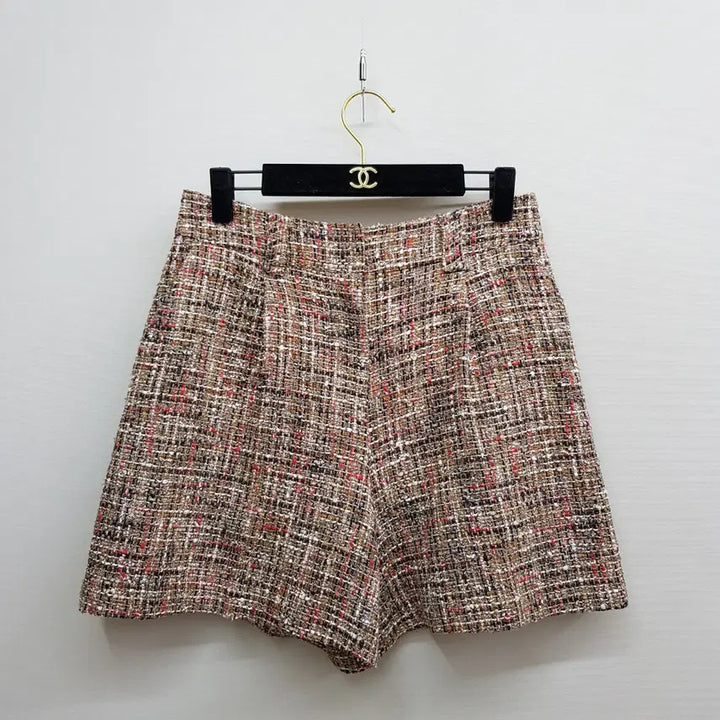 [BUNJANG] TIME Tweed Shorts (2023) - Brown Mix / 한섬 타임 2023 트위드 쇼츠 67-98사이즈