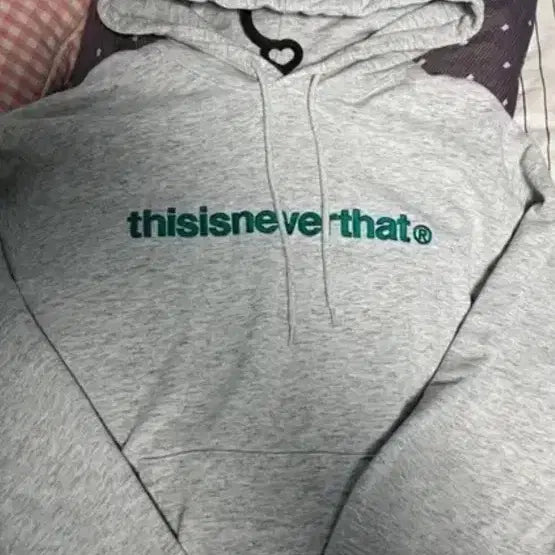 [BUNJANG] thisisneverthat Hoodie Light Heather Gray / 디스이즈네버댓 후드티 라이트 헤더 그레이