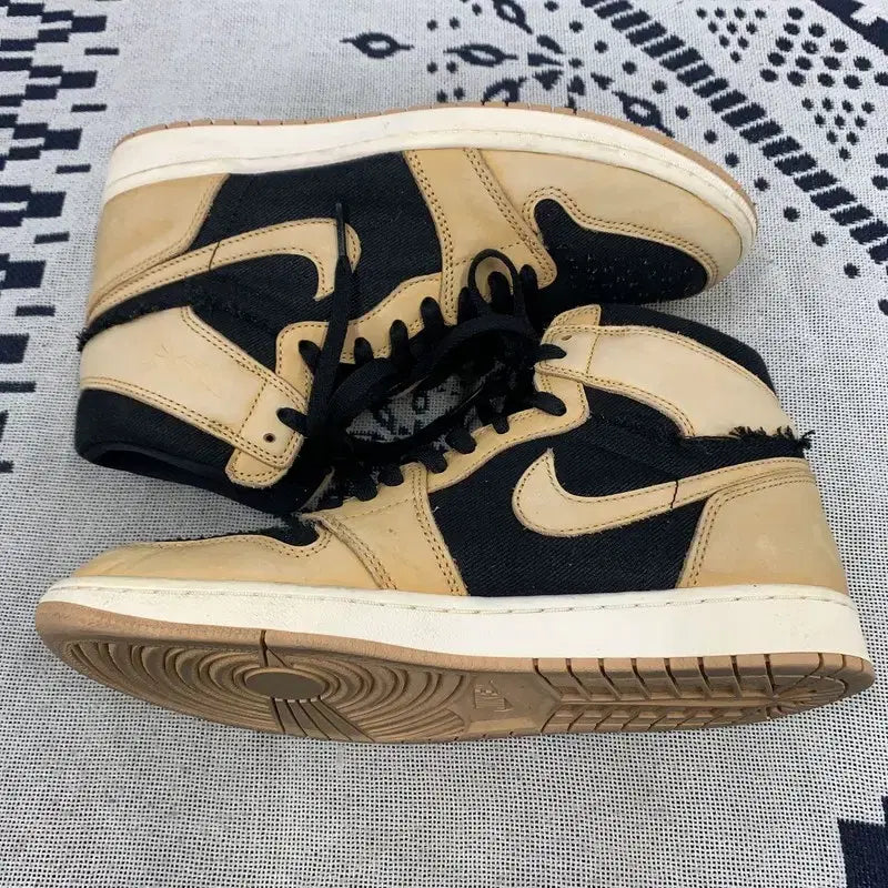 [BUNJANG] Nike Jordan 1 Retro High OG Vachetta Tan Sneakers 275 / 나이키 조던1 레트로 하이 OG 바체타 탄 스니커즈 275 E02304