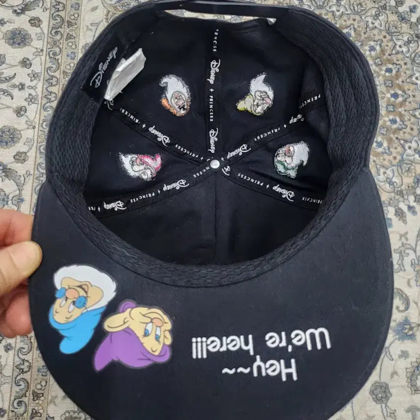 [BUNJANG] Disney Seven Dwarfs Snapback Cap / 디즈니 일곱난쟁이 캐릭터 스냅백 F