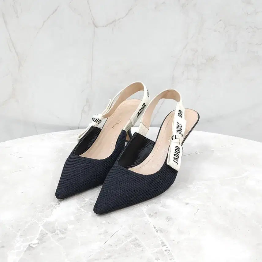 [BUNJANG] Dior J'Adior Slingback Pumps Heel / 34.5 / 디올 블랙 자디올 슬링백 펌프스 힐 KDC200TFL