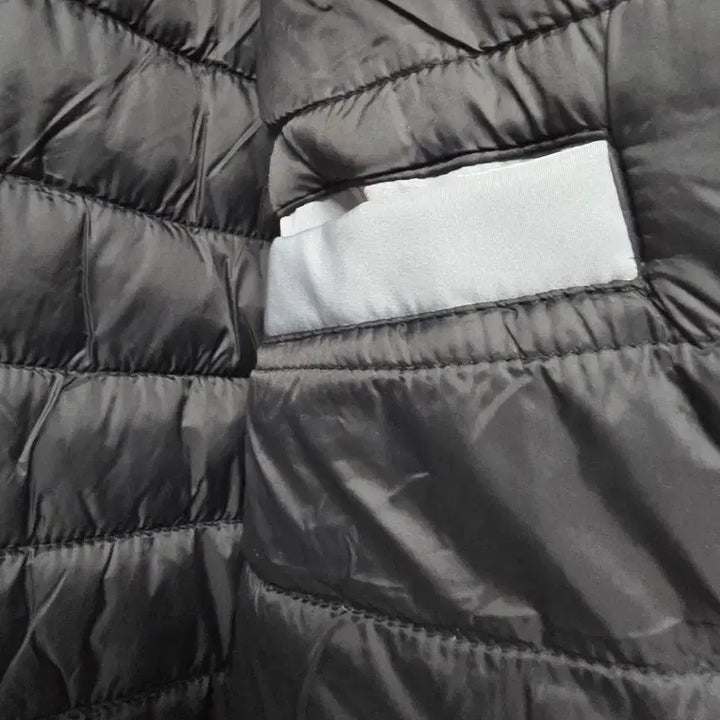 [BUNJANG] Calvin Klein Grey Hooded Padded Jacket / 캘빈클라인 그레이 후드 누빔자켓