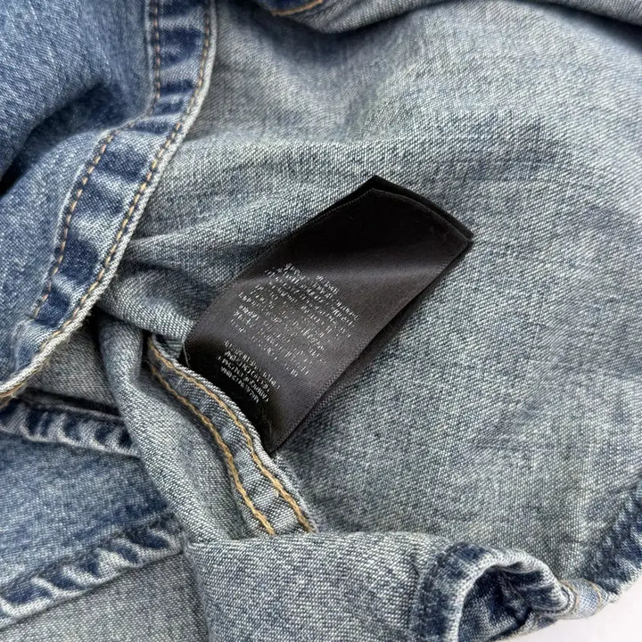 [BUNJANG] RRL Denim Western Shirt XL / RRL 더블알엘 데님 웨스턴 셔츠 블루