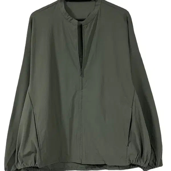 [BUNJANG] ICB Nylon Non-Collar Zip-Up Jacket / [XS] ICB 나일론 논카라 집업자켓