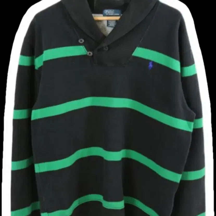 [BUNJANG] Polo Ralph Lauren Boys L Striped Knit Sweater / 폴로  랄프로렌 보이즈 L  숄칼라 스트라이프 니트