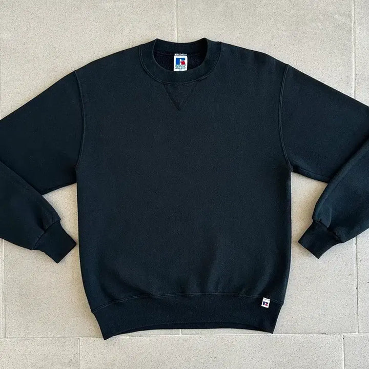 [BUNJANG] Russell 90s Vintage Sweatshirt Black M / 90s 빈티지 러셀 스웻셔츠 블랙 M USA