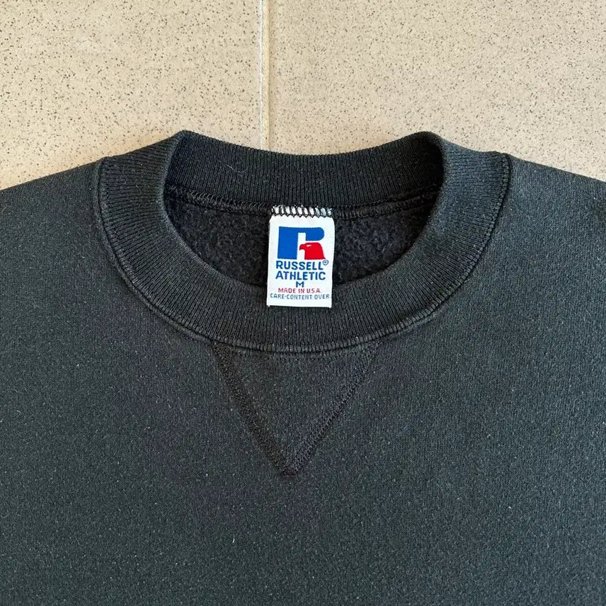 [BUNJANG] Russell 90s Vintage Sweatshirt Black M / 90s 빈티지 러셀 스웻셔츠 블랙 M USA