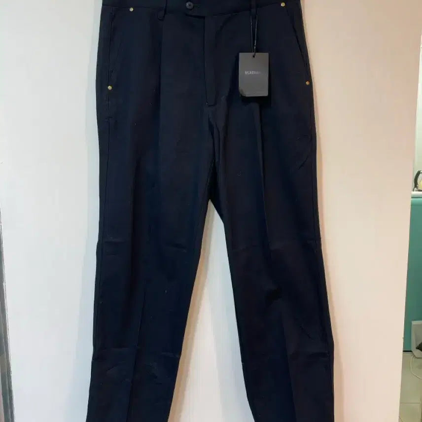 [BUNJANG] DIMITRI Black Cotton Pants (New) / DIMITRI 블랙 면바지 (새상품)
