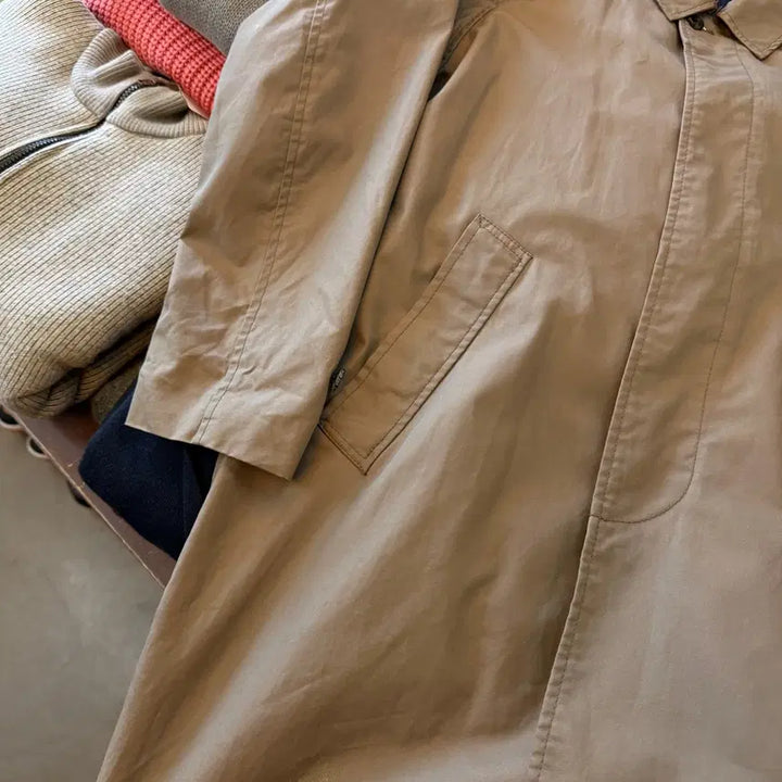 [BUNJANG] BEAMS PLUS Khaki Brown Mac Coat / 빔즈 플러스 카키 브라운 맥코트 M L