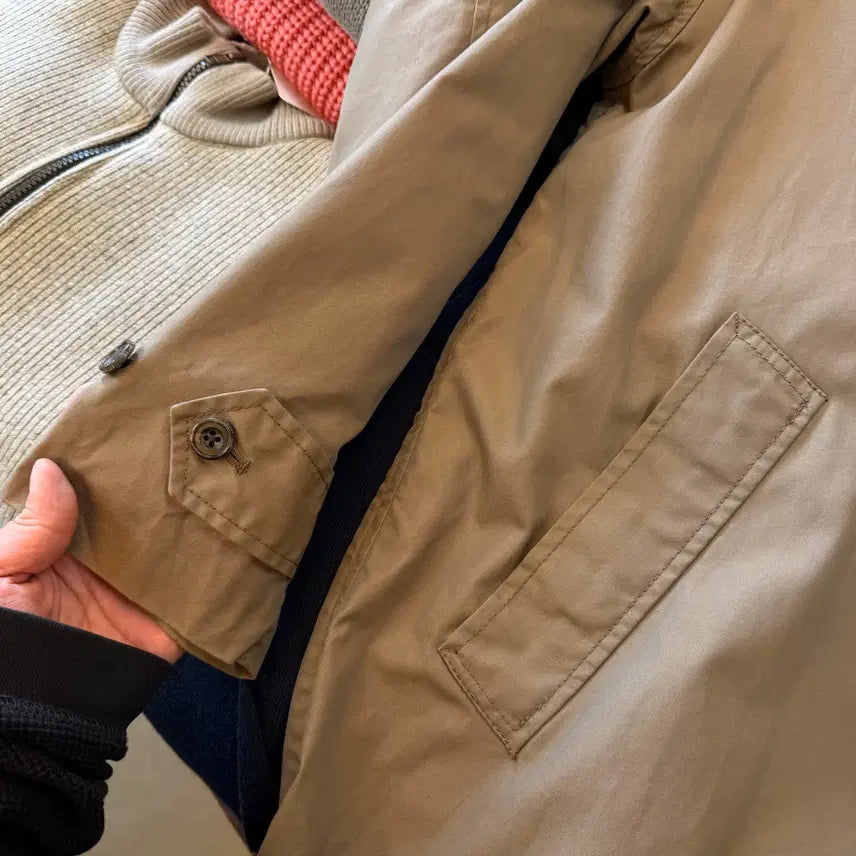 [BUNJANG] BEAMS PLUS Khaki Brown Mac Coat / 빔즈 플러스 카키 브라운 맥코트 M L