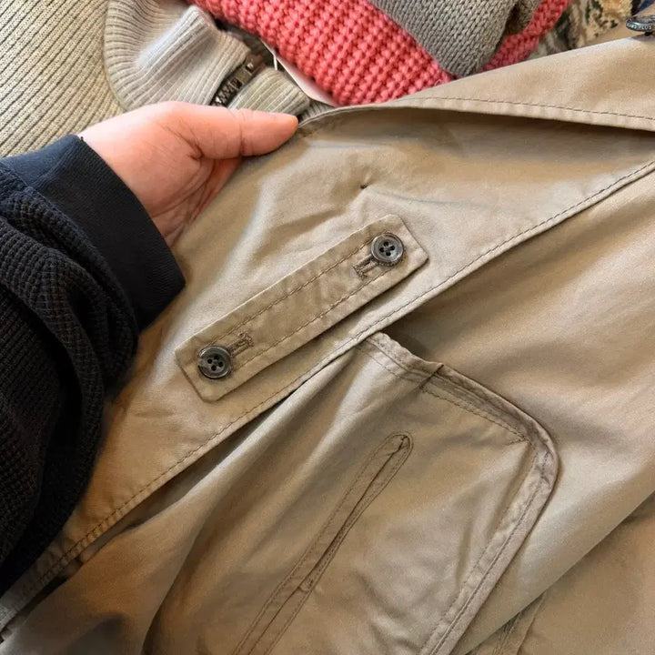 [BUNJANG] BEAMS PLUS Khaki Brown Mac Coat / 빔즈 플러스 카키 브라운 맥코트 M L