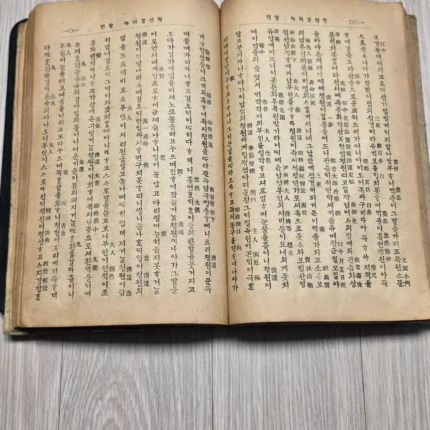 [BUNJANG] Historical Novel Changseongamuirong (1914 Edition) Complete Book / 고서,조선후기 인기 장편소설, 창선감의록, 상하 1책, 한글중심 한자병기