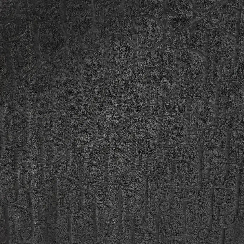 [SOLD OUT] L / 디올 블랙 오블리크 테리 반팔 티셔츠 113J692A0614