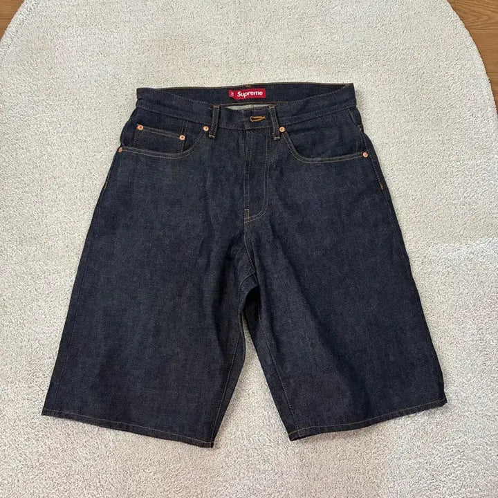 [BUNJANG] Supreme Raw Denim Shorts Size 30 / 슈프림 생지 데님 반바지 30사이즈