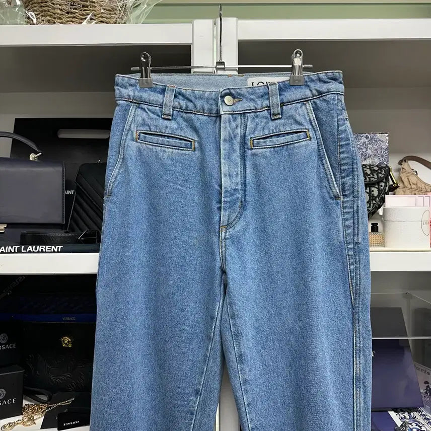 [BUNJANG] LOEWE Rolled-Up Denim Pants / [ LOEWE ] 로에베 롤업 데님 팬츠