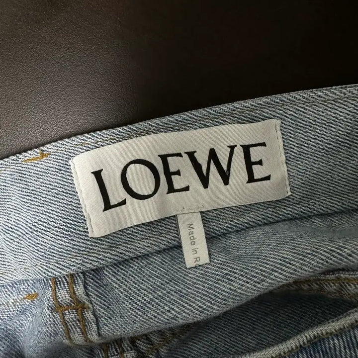 [BUNJANG] LOEWE Rolled-Up Denim Pants / [ LOEWE ] 로에베 롤업 데님 팬츠