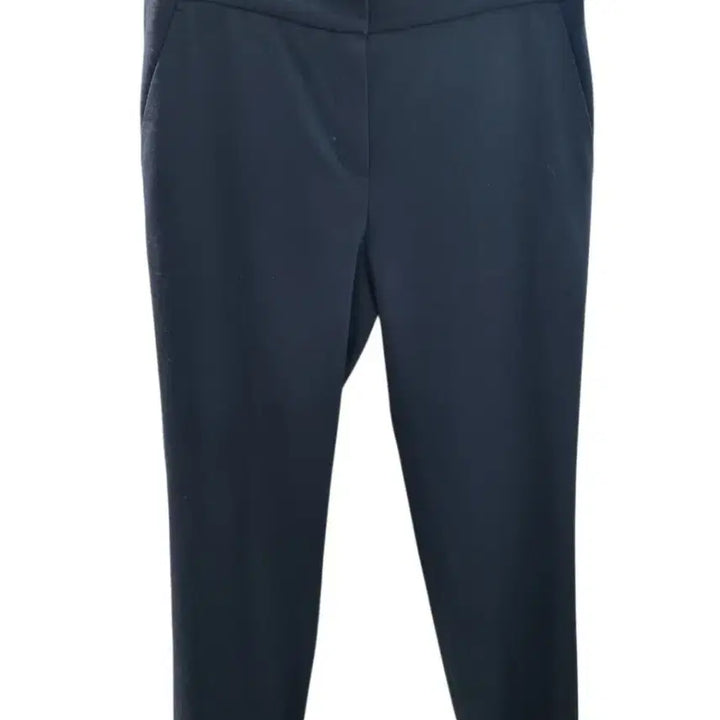 [BUNJANG] TIME Women's Wool Navy Pants / 타임 여성 울 간절기 네이비 팬츠