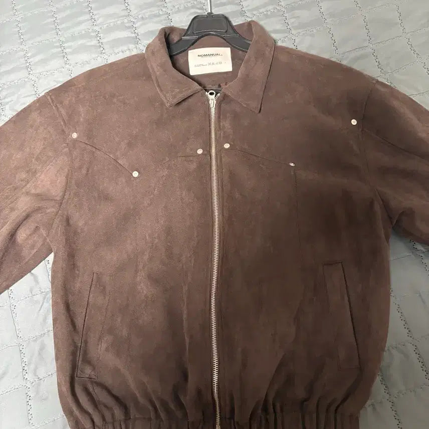[BUNJANG] Nomanyual Brown Suede Jacket / 노매뉴얼 브라운자켓