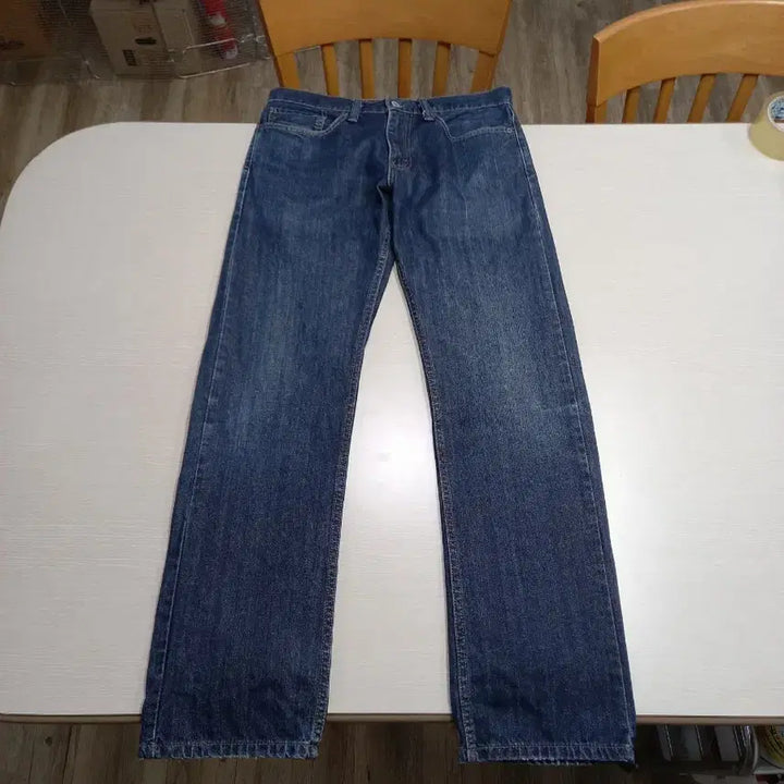 [BUNJANG] Levi's 514 Straight Jeans - Dark Wash (Size 31) / 31 리바이스514 Mexico 일자진 진청 31-492