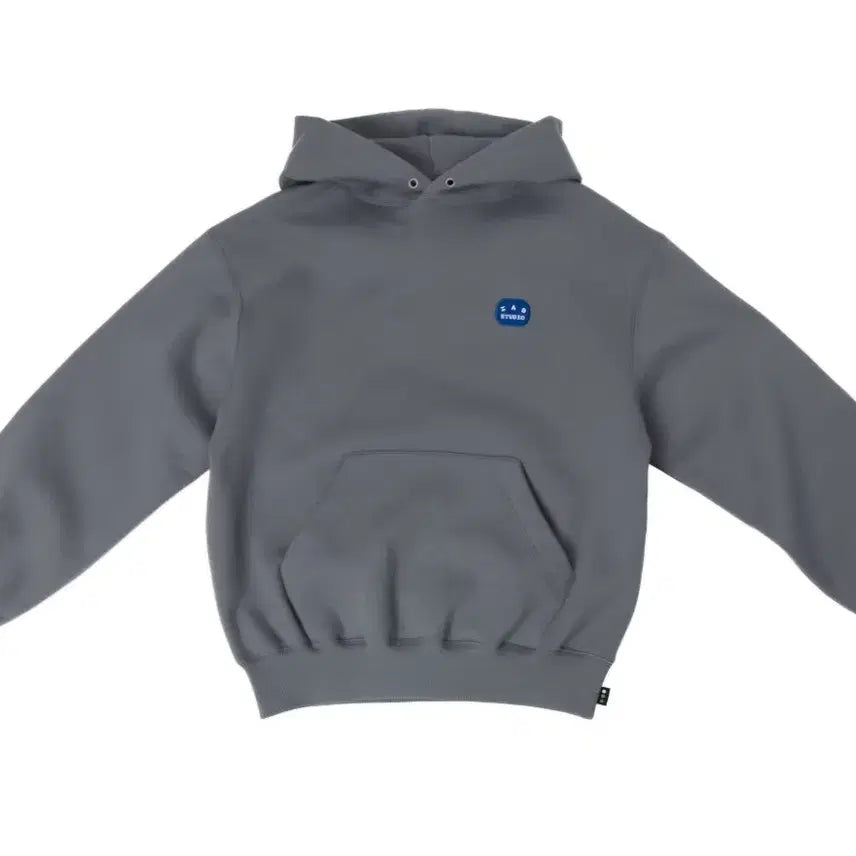 [BUNJANG] IAB Studio Patch Hoodie Gray L Size / 아이앱 패치 후드 그레이 L사이즈 팝니다.