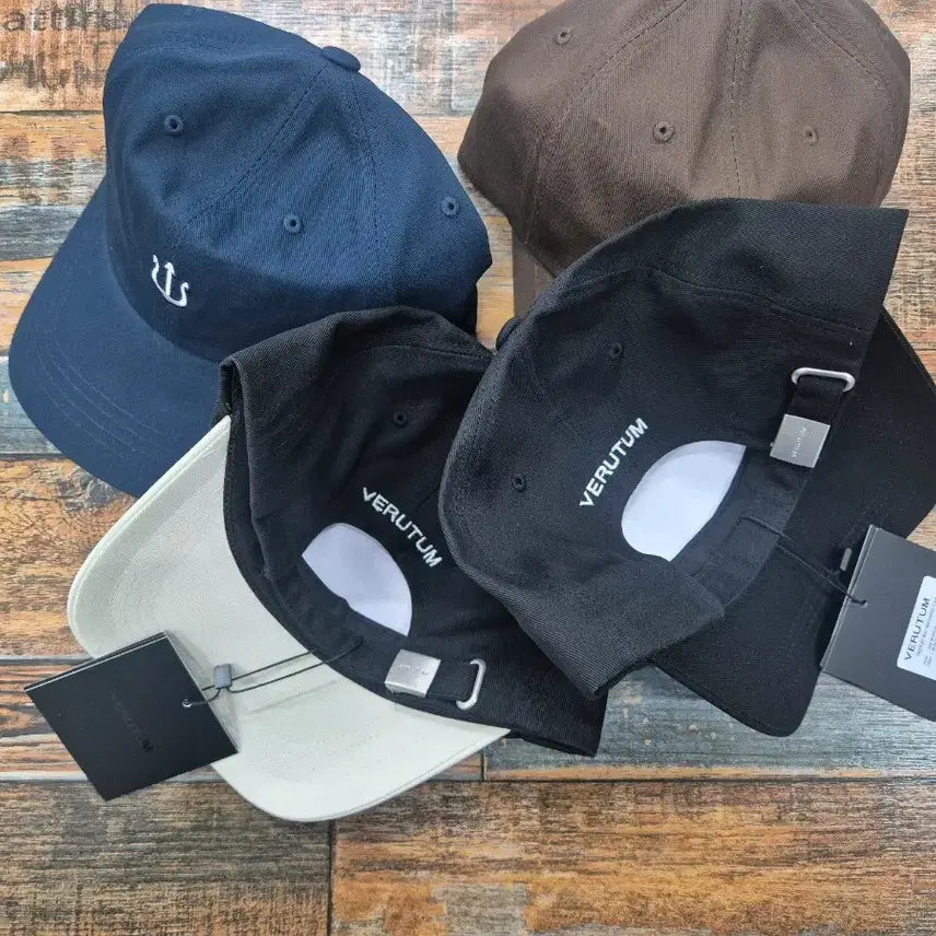 [BUNJANG] Verutum Ball Cap Navy/Black/Brown / 베루툼 볼캡 네이비/블랙/브라운