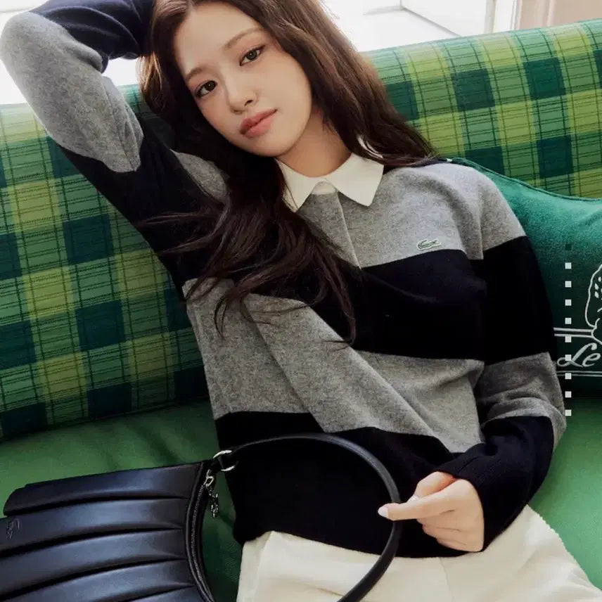 [BUNJANG] Lacoste Knit Top / 라코스테 카라 니트